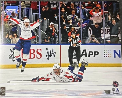Autógrafo firmado por Alexander Ovechkin 16x20 895º gol celebración fanáticos Foto 1 de 3