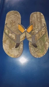 Men's Realtree Camo Flip Flop Sandals Size 11-12 - Picture 1 of 4