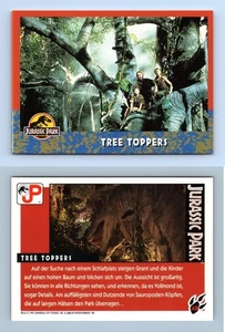 Tree Toppers #48 Jurassic Park 1993 Topps German Trading Card - Picture 1 of 1
