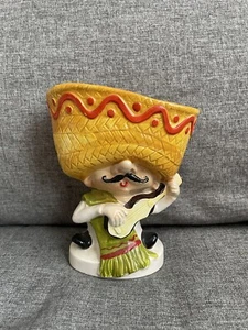 MCM Relpo Ceramic Mexican Mariachi Man Vase - Picture 1 of 4