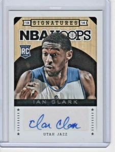 Ian Clark- Utah Jazz- 2013-14 Panini Hoops Autographed Rookie Card #173 - Imagen 1 de 2