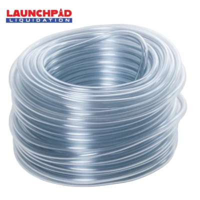 Прозрачные активные пластиковые трубки HydroFarm Aqua FPVC HGTB14 0,170 дюйма x 0,25 дюйма x 100 футов - Изображение 1 из 4