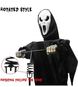 LarpGears Halloween Scarecrow Ghost Outdoor Decorations, 7.5Ft Halloween - Picture 1 of 4