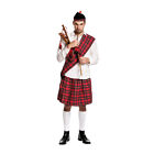 Schotten Kostüm Herren Schottenrock Kilt schottische Kleidung + Schottenmütze