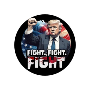 Trump: Fight! Attentat 13.07.24 USA Aufkleber Sticker Auto Magnet Vinyl wetterf - Bild 1 von 1
