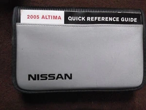 NISSAN ALTIMA 2005 OWNER'S MANUAL AND QUICK REFRENCE GUIDE BOOK - Picture 1 of 4