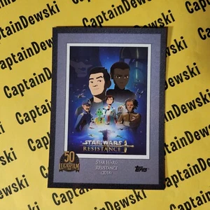 STARWARS RESISTANCE 2021 Topps Now Star Wars: Lucasfilm 50th Anniversary PR2375 - Imagen 1 de 2