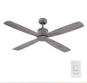 Home Decorators Kitteridge 52 in. Indoor Greywood Ceiling Fan New (OPEN) - Picture 1 of 3