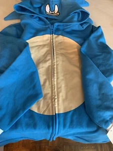 Sonic the Hedgehog SEGA Hoodie Jacket Zip Boys Girls Kids Size Large NWT Light - Picture 1 of 1