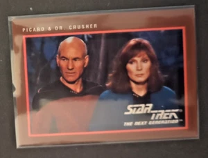  1991 Star Trek The Next Generation TNG #290 Picard & Dr. Crusher - Bild 1 von 2