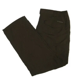 Columbia Omni Shield Mens XL Lined Cargo Pants Polyester Brown Stretch Waist - Picture 1 of 11