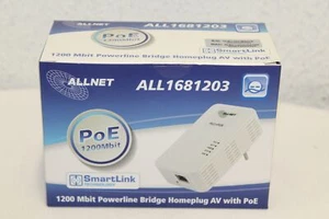 Allnet ALL1681203 Powerline Einzel Adapter ALL1681203 Neu Rechnung MwSt  - Bild 1 von 3