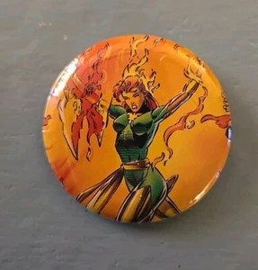 Jean Gray Phoenix 2" Pin Back Marvel Comics Button - Picture 1 of 2