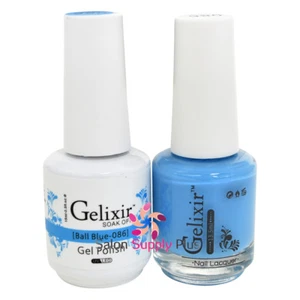 GELIXIR Soak Off Gel Polish Duo Set (Gel + Matching Lacquer) - 086 - Picture 1 of 1