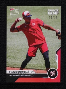 2020 Topps Now Road to Opening Day Summer Camp Red /10 Starlin Castro #OD-491