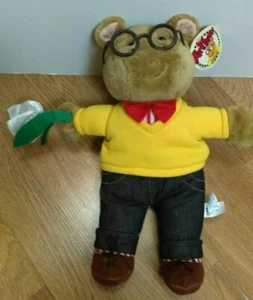 Vintage Arthur with Flower & Clothes Plush Marc Brown 15" Stuffed Animal Plush - Picture 1 of 10