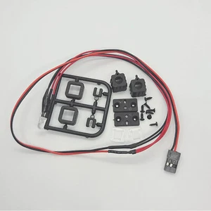 Car Lamp Climbing Car Spotlight with Base for SCX24 1/241/12 1/16 Simulation Car - Picture 1 of 6