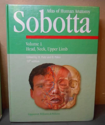SOBOTTA ATLAS OF HUMAN ANATOMY: ENGLISH TEXT WITH ENGLISH By R. Putz & R. Pabst - Bild 1 von 4