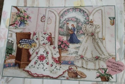 Коллекция золотых игл Paula Vaughan подарки любви набор для вышивки счетным крестом - Изображение 1 из 4