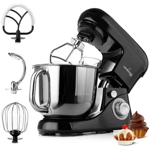 Küchenmaschine Knetmaschine Rührmaschine Rührgerät Teig Edelstahl 1300W 5L Mixer - Bild 1 von 17