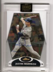 2022 Topps Archives Signature im Ruhestand Hrsg. Justin Morneau Autokarte Rückkauf 1/1 - Bild 1 von 2