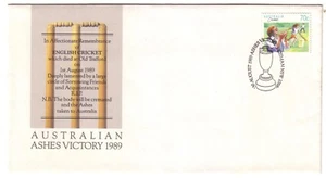 1989 FDC Australian Ashes Victory. 70c Cricket Stamp "Ashes Urn" PictPMK"MOSMAN" - Foto 1 di 1