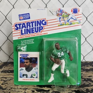 🚨 NEU 1988 Kenner Startaufstellung Freeman McNeil New York Jets Figur & Karte - Bild 1 von 7