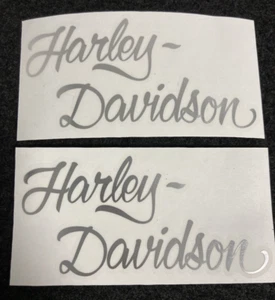 CALCOMANÍAS ESPEJOS RETROVISORES HARLEY DAVIDSON PERSONALIZADAS PLATEADAS - Imagen 1 de 3