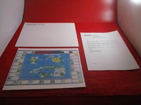 Final Fantasy I NES Nintendo of America OFFICIAL Mail Order World Map/Chart Copy