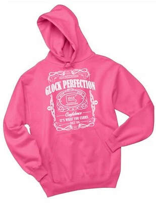 Licencia Oficial Glock Perfection - Sudaderas con Capucha - Rosa Neón - Tallas Surtidas Foto 1 de 2