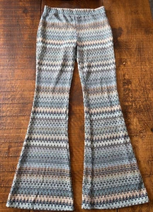 Joe Benbasset Pants Medium Crochet Multi-color Flared Y2K Inspired Bohemian - Picture 1 of 7