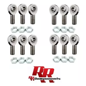 5/8 Chromoly 3 pc Rod End with Jam Nuts ( 6 LH-6 RH ) - Bild 1 von 6