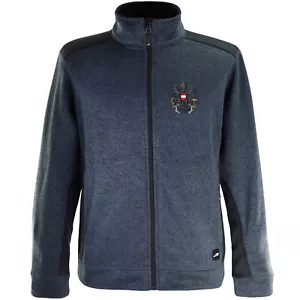 Strickfleecejacke Österreich ADLER Wappen GESTICKT Wanderjacke Austria Stickerei - Bild 1 von 6