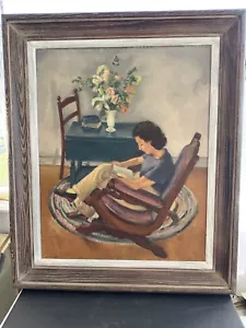 Joseph Raskin (1897-1981) Listed American Artist Oil Painting  Fr Estate Of Wife - Picture 1 of 23