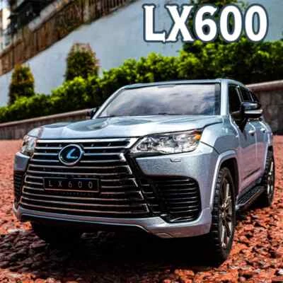 1:24 Lexus LX600 SUV Alloy Car Model Sound and Light Pull Back Toy Vehicle - Image 1 of 4