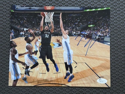 Karl Anthony Towns Signed Autograph 8x10 Photo Timberwolves PSA DNA - Image 1 of 3