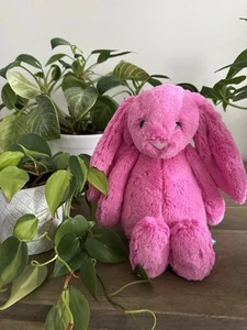 Jellycat Bashful Hot Pink Bunny - Picture 1 of 3