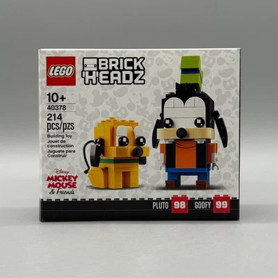 Lego BrickHeadz #40378 Pluto y Goofy Disney retirado nuevo sellado de fábrica Foto 1 de 2