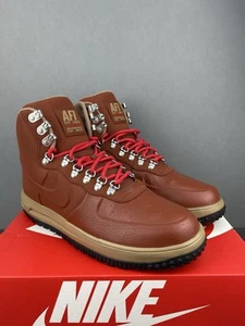 Stivali Nike Lunar Force 1 Duckboot 18 Cinnamon da uomo UK 10,5 BQ7930-200 - Foto 1 di 13
