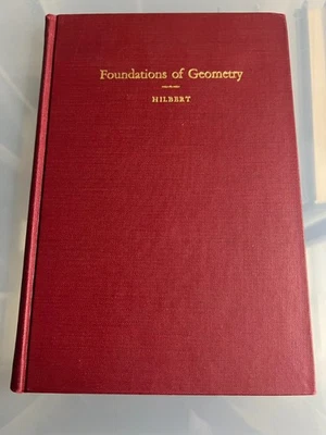 THE FOUNDATIONS OF GEOMETRY - DAVID HILBERT - HARDCOVER - Image 1 of 3
