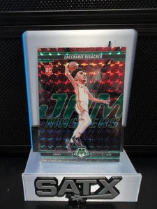 2024-25 Panini Mosaic Jam Masters Zaccharie Risacher #8 Green Mosaic Prizm (RC) - Imagen 1 de 3