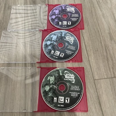 Star Wars Galaxies:  An Empire Divided (PC CD-ROM) 3-Disc Set - Image 1 of 4