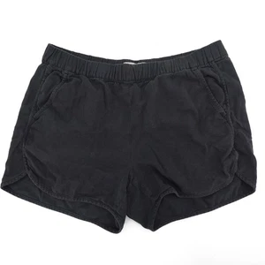 Madewell Shorts Womens Small Black Pull On Pockets Cotton Viscose - Picture 1 of 9