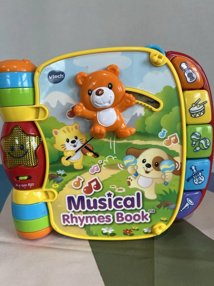 VTech Musical Rhymes Book Baby & Toddler Toy Educational Learning Red 6-36 Month - Image 1 of 4