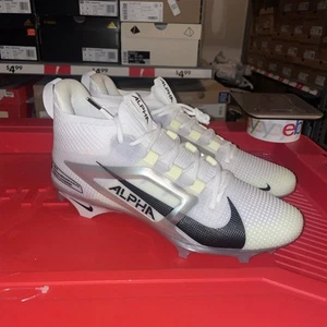 Men's Nike Alpha Menace 4 Elite Football Cleats White FD7036-100 Size 12 - Picture 1 of 6
