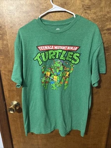 Teenage Mutant Ninja Turtles T-shirt Green Size Large - Picture 1 of 8