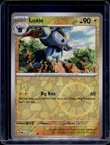 Luxio SV06: Pokémon Mascarada Crepúsculo #067/167 Holograma Inverso Casi Nuevo+ - Imagen 1 de 2
