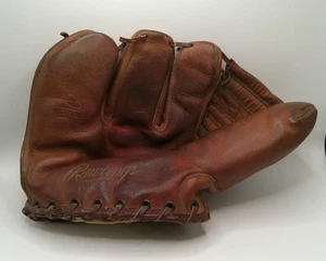 Vintage Rawlings Playmaker Skeeter Kell 3 Finger Glove Baseball Mitt 1950s Leather - Bild 1 von 4