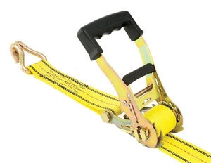 ProGrip 310001 Yellow Polyester Webbing Ratchet Tie Down 27 L ft. x 2 W in. - Picture 1 of 1