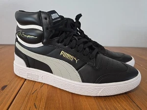 Puma Ralph Sampson High Top - Black Gray White Gold New Never Worn - Size 9 - Picture 1 of 10
